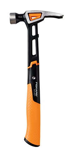 Fiskars IsoCore 16 oz Rip Claw Finishing Hammer, 13.5 Inch