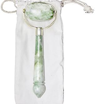 The Jade roller facial and body massager lymphatic drainage neck slimming and healing tool chi roller by Isee Products