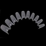 ReNext 500 Pcs Crystal Clear French False Tips Nail Art