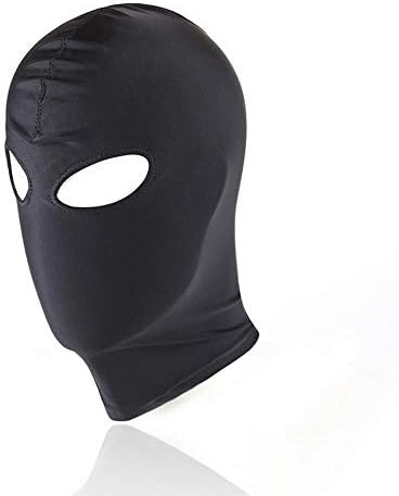 Cvthfyky Adult Supplies, Fun, All-Inclusive, Hood, Eye Mask (Color : AS Picture)