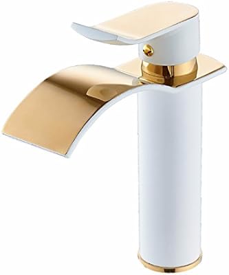 Amazon Com All Copper Hot And Cold Basin Faucet Gold Plated Paint
