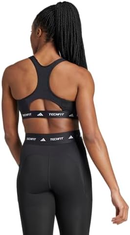 Donna Techfit Bra, Black, XS