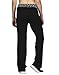 HDE Women's Maternity Yoga Pants Comfortable Lounge Pregnancy Pants Folded Waist,Black Grey Space Dye,XX-Large