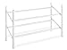 Whitmor 2-Tier Expandable and Stackable Shoe Rack, White