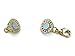 8 Sets - CleverDelights Magnetic Jewelry Clasps - Rhinestone Ball Style + Lobster Clasp - Gold Color