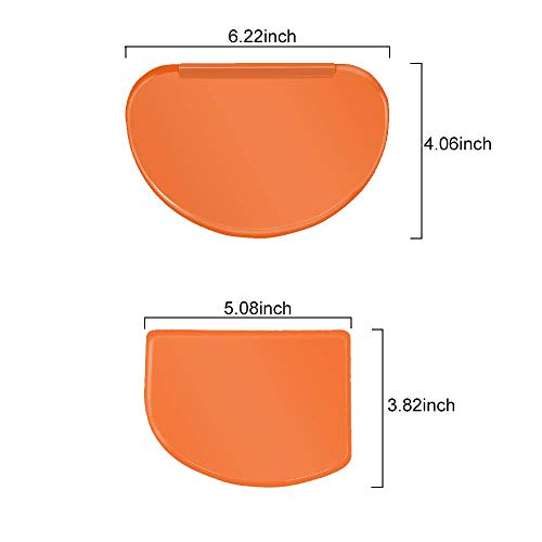 image for Thriller9 Thrille9 Dough Bowl Scraper Kit Multipurpose Curved Flat Edg