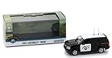 2012 Chevrolet Tahoe California Highway Patrol Black and White 1/43 Diecast Model Car by Greenlight 86098