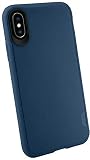 Smartish iPhone Xs/X Slim Case - Kung Fu Grip [Lightweight + Protective] Thin Cover for Apple iPhone 10/10s (Silk) - Blues on The Green