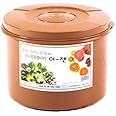 e-jen Premium Kimchi, Sauerkraut Container Probiotic Fermentation with Inner Vacuum Lid Round (1.3 gal/ 5L)