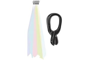 STORE FIXTURES DIRECT Black Scarf Clip Hangers for Retail, Economic Plastic Fine Garment Pinch Hooks, 100 Pack