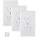 Mommy's Helper - Safe Plate Electrical Outlet Covers Standard, White - 3 Pk