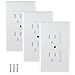 Mommy's Helper - Safe Plate Electrical Outlet Covers Standard, White - 3 Pk