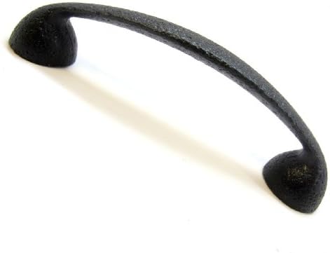Lot of 10 Rustic Hammered Black 3 3/4"cc Cabinet Hardware Handles Pulls C040BLK Ancient Treasures