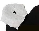 DevLon NorthWest Disposable Massage Headrest Cover - Medical-Grade, Ultra Soft, Luxurious, Non-Sticking Face Rest Cradle Covers 100 PC