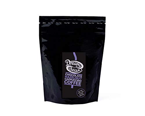 Dreamy Bean - Gemahlener Kaffee mit Schokoladen-Haselnuss-Cappuccino Aroma - 227g Packung