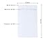 Rocclo Name Card Badge Holder,Waterproof Pouch, Id Pouch ,Clear Plastic Vinyl, Transparent Vertical, 10-pack