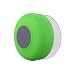 ZPS Wireless Mini Waterproof Bluetooth Suction Shower Car Handsfree Mic Speaker (Green)