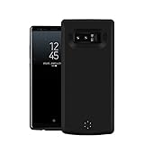 Galaxy Note 8 Battery Case 6500mAh, Sunany External Battery Portable Charger Protective Charging Case Power Bank Cover for Samsung Galaxy Note 8 (Black)