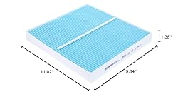 BOSCH 6076C HEPA Cabin Air Filter - Compatible with