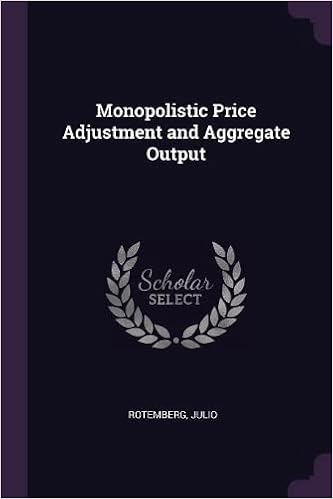 Monopolistic Price Adjustment and Aggregate Output