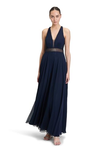 Vera Mont Damen Abendkleid,Blau,32
