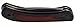 Jabe's Classic Western Cowboy Wood Grain Black Pattern Folding Pocket Knife