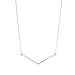Minimal Chic Chevron Necklace (Gold-Plated-Base)