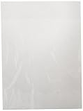 100-9 x 12" Poly Clear Plastic T-Shirt/Apparel Bags 1 Mil 2" Back Flap Lock