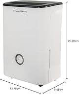 Russell Hobbs RHDH2002 20 Litre/Day Dehumidifier White 50m2 Smart Timer view 9