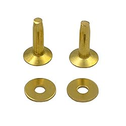 DGOL 50 Sets Solid Brass #12 Size 12 Copper Burrs
