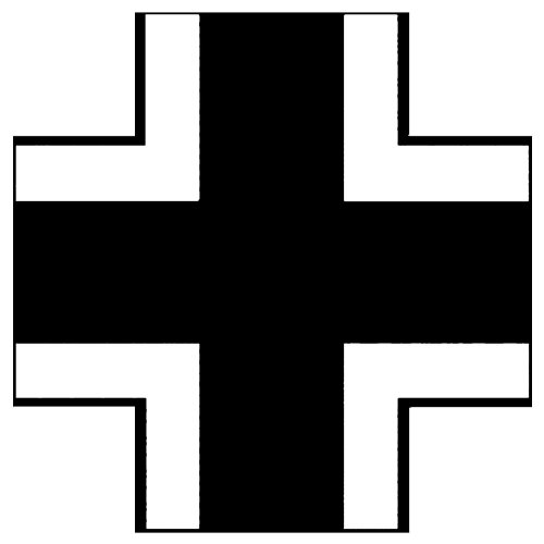 German Iron Cross Luftwaffe Panzer Division Ww2 Tiger Tanks Army Symbol Decal by Achtung T Shirt LLC