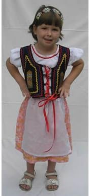 European girl's dress fancy dress costume 6-8 year(120 CM) Polish