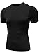 NELEUS Men's 3 Pack Athletic Compression Under Base Layer T Shirt,5011,Black,XL,EUR 2XL
