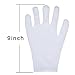 EBOOT 12 Pairs White Gloves Work Gloves (Large)