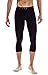 ATHLIO Men's (Pack of 1 or 2) Compression 3/4 Capri Pants Baselayer Cool Dry Sports Running Tights