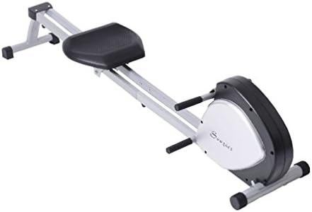 Soozier Rowing Machine Stamina Exercise Cardio Fitness Glider Rower w/ Monitor