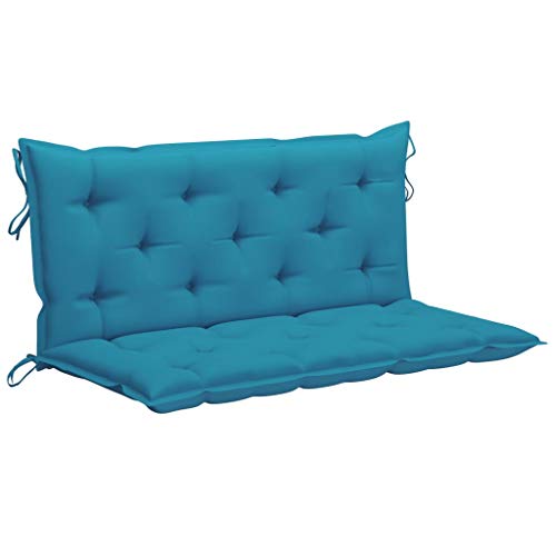Vigleco Auflage für Hollywoodschaukel Hellblau 120 cm Stoff
