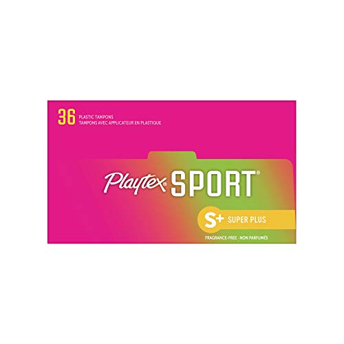 Playtex Sport Tampons, Super Plus Absorbency, Unscented 36 Count