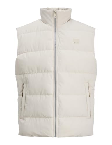 JACK & JONES Mens Jprblualves Vest, Silver Lining, XS