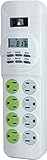 GE 14623 Surge Protector with Energy-Saving Digital