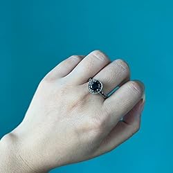 Mytys Vintage Marcasite Cubic Zirconia Band Ring