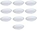 Melamine Plastic Soy Dipping Sauce Dishes, White, Small, Pack of 10, 3.5