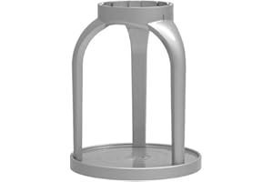 LEVERPRESSO Stand, Coffee Stand, Cafe Accessory, Unique Modern Design for Office Home, Camping (Silver)
