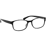 Reading Glasses - Black Single _ Always Have a Timeless Look, Crystal Clear Vision, Comfort Fit With Sure-Flex Spring Hinge Arms & Dura-Tight Screws _ 100% Guarantee +5.00
