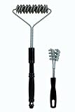 Brushtech BBQ Brush & Porcelain BBQ Rack Cleaner, 16-inch