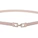 Tanpie Skinny Waist Belt of Women Elastic Metal Stretch Chain Belt Gold and Silver