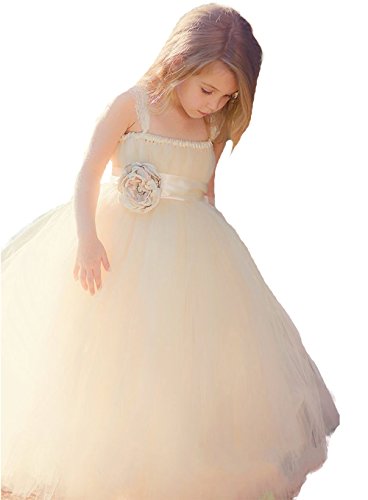 Bessdress Cinderella Tulle Flower Girl Dress Wedding prom Pageant BD130