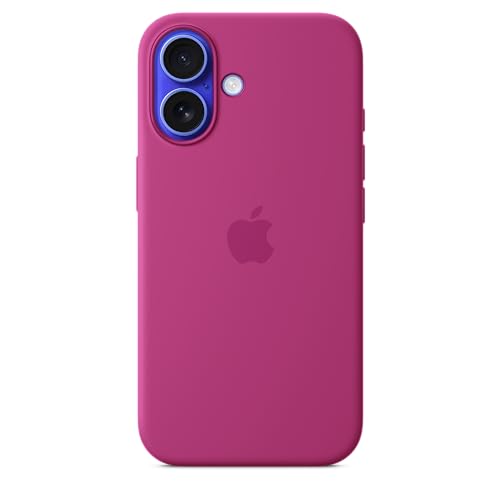 Apple Custodia MagSafe cover in silicone per iPhone 16 - Fucsia ​​​​​​​