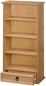Mercers Furniture Corona 1 Drawer DVD Rack Shelving Storage Unit Light Fiesta view 4