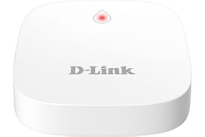 D-Link Wi-Fi Water Sensor Add-on, Long Range Battery Powered, Compatible Only with DCH-S1621KT, Whole Home with App Notifications (DCH-S163), White